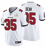 Nike Men & Women & Youth Buccaneers 35 Jamel Dean White 2021 Super Bowl LV Vapor Untouchable Limited Jersey,baseball caps,new era cap wholesale,wholesale hats